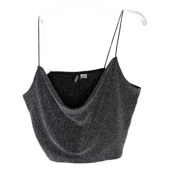 Divided Tops - Divided - Spaghetti Strapped cropped cowl top - Large